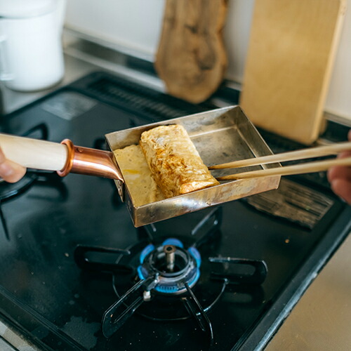 楽天市場】卵焼き器 銅製 | 銅長玉子焼鍋 12cm | 中村銅器製作所