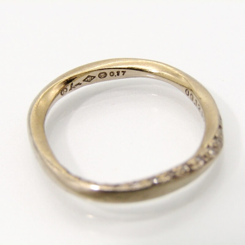 楽天市場】【中古】hum ハム リング humete MUGEN Ring K18WG ハムエタ