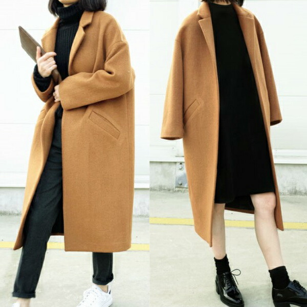 楽天市場】【再入荷】ロングチェスターコート☆マキシ丈/ガウンコート