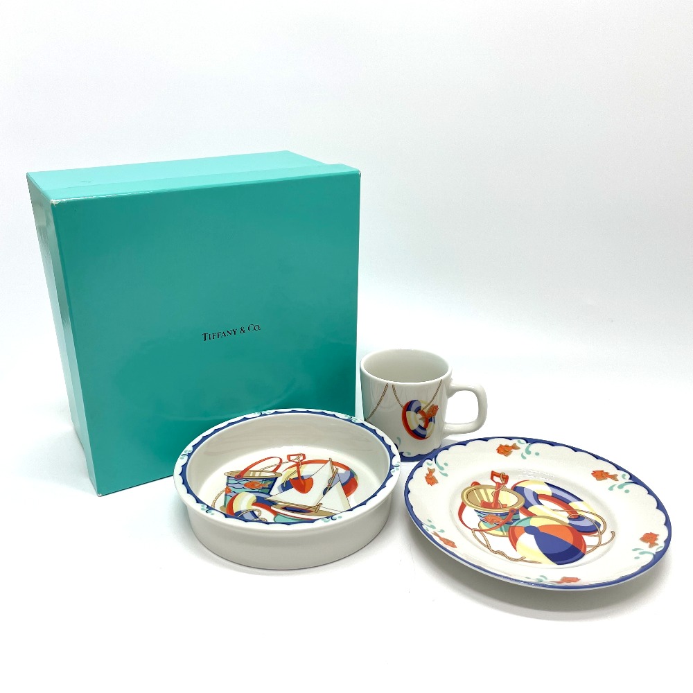 ティファニー Tiffany ベビー食器 セット マグカップ プレート（深皿