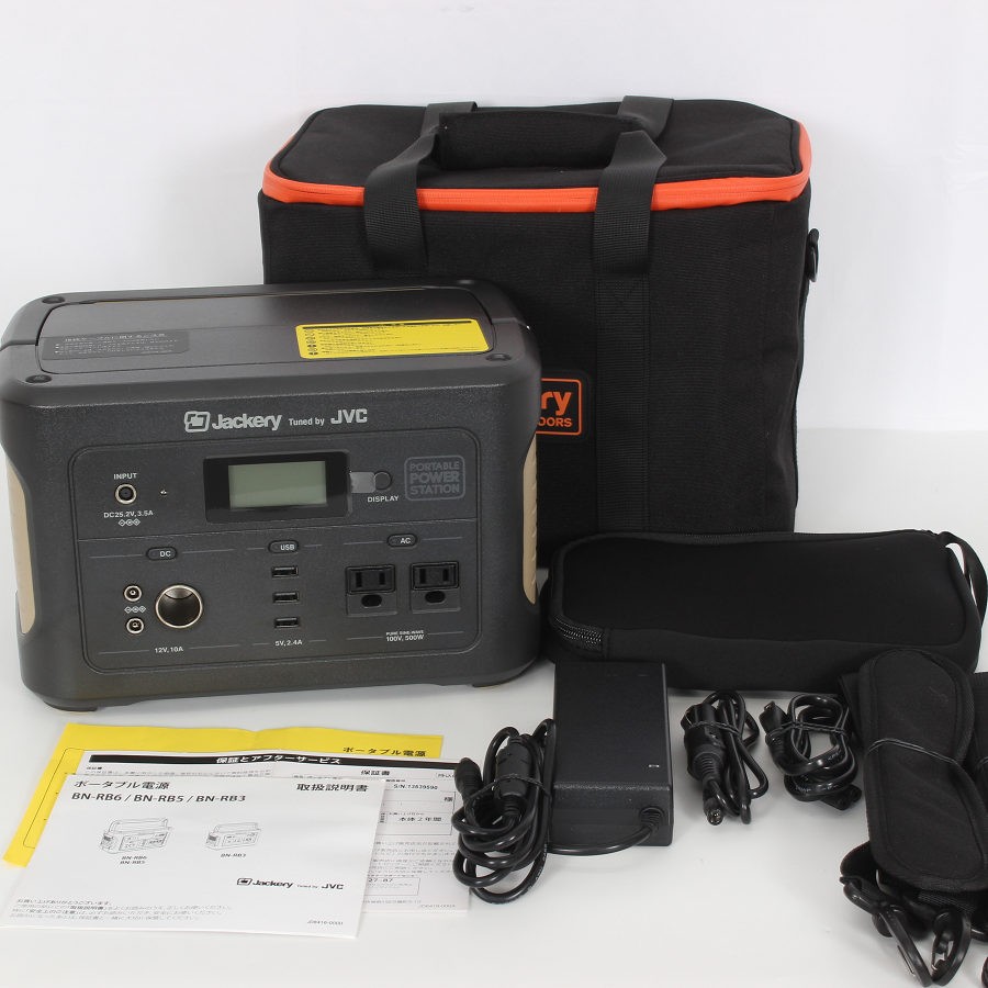 楽天市場】jackery jvc ポータブル電源 bn-rb6-c 626whの通販