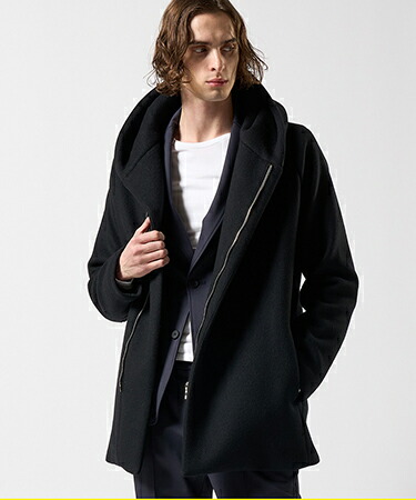 楽天市場】【wjk】 zip witch coat フーデッドコート(1873 wo06e) : CAMBIO