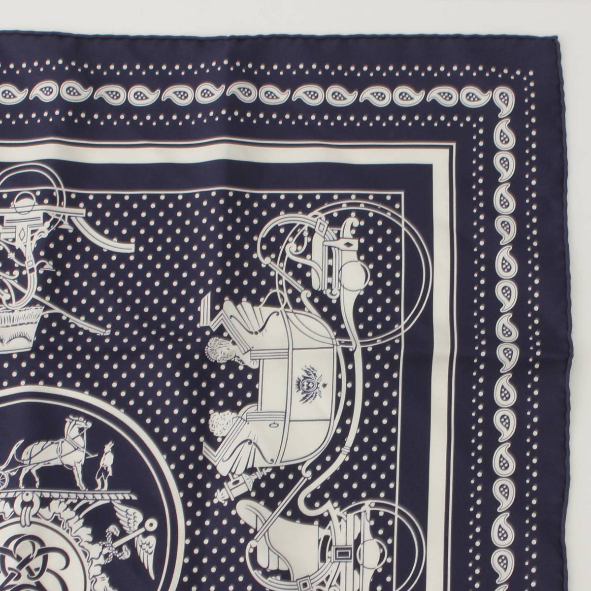 楽天市場】【エルメス】Hermes カレ55 シルクスカーフ Ex-Libris