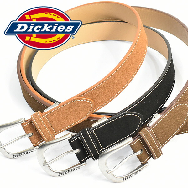 楽天市場】Dickies ディッキーズ スエード調 ステッチ PUレザーベルト