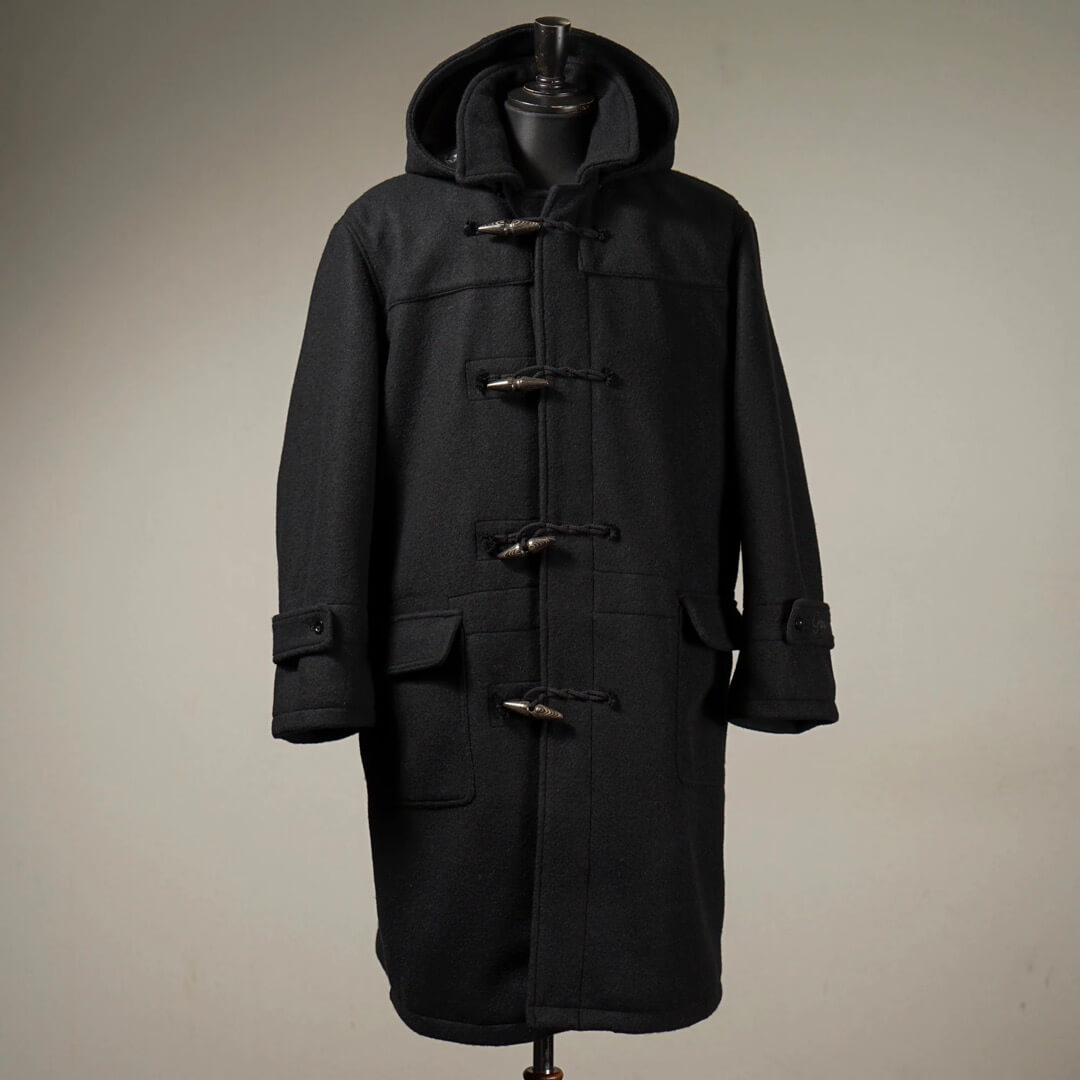 00s Archive Swag ATTACHMENT ブラック ダッフルコート NEW CLASSIC