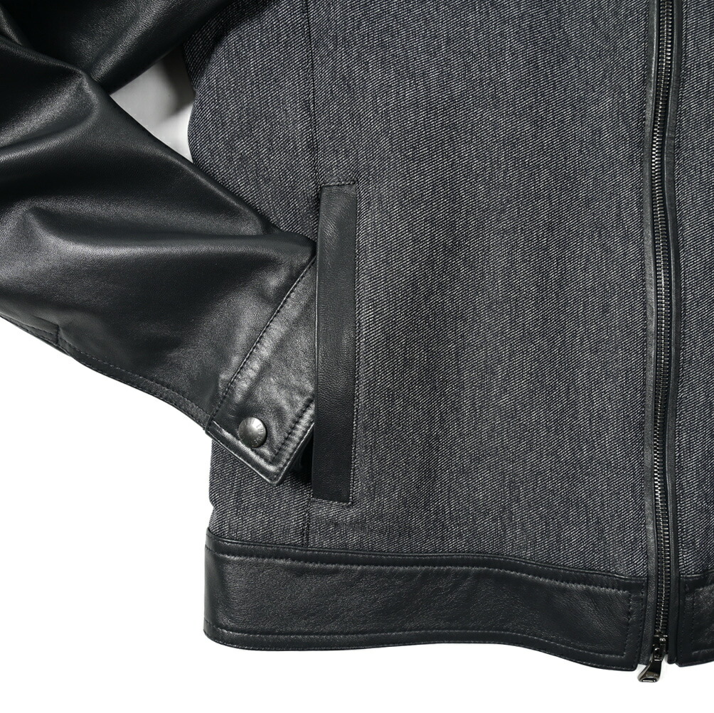 楽天市場】エンメティ EMMETI JERRY シングルライダース レザー