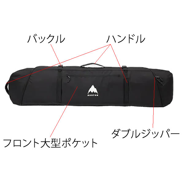 良品】BURTON 156 ホイール付 スノーボードバッグ キャリーバック