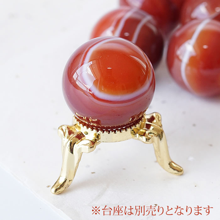 楽天市場】赤天眼石 サードオニキス 20mm 丸玉 スフィア 天然石