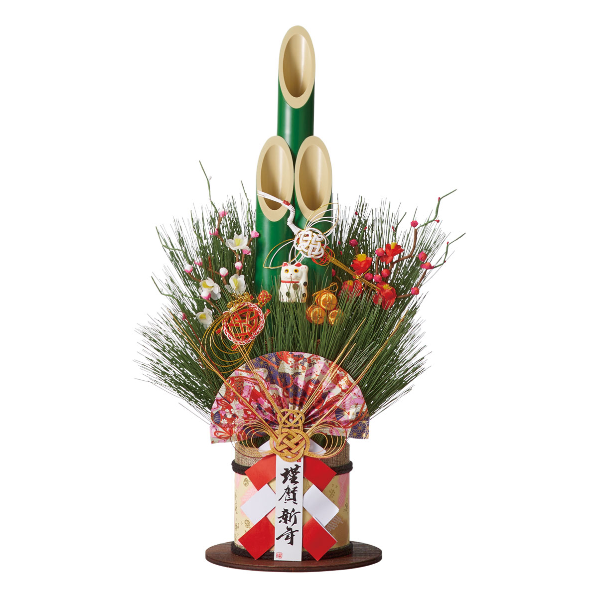 楽天市場】彩竹門松 高さ60cm 1台伝統的なしつらえでお客様をお出迎え