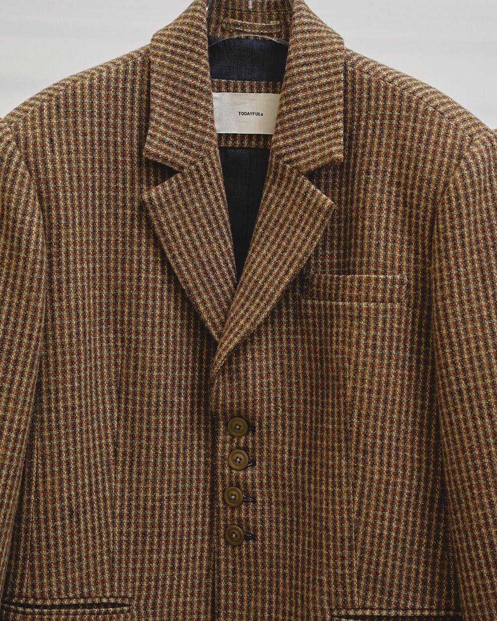 楽天市場】38 todayful デイフル over check coatの通販