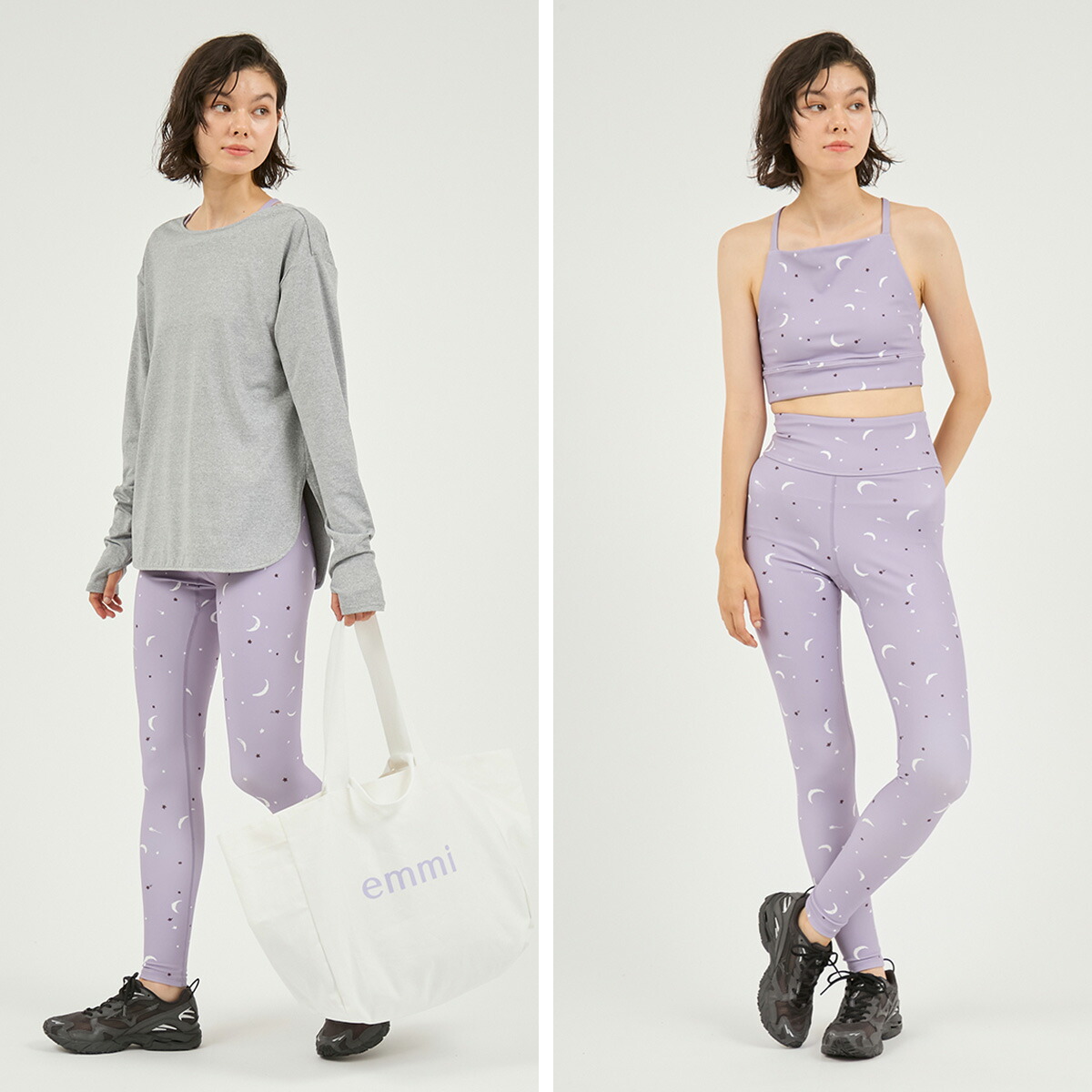 楽天市場】エミ emmi ヨガウェア Happy Active set 4点セット