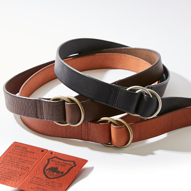 楽天市場】ベルト 栃木レザー リング メンズ レディース リングベルト