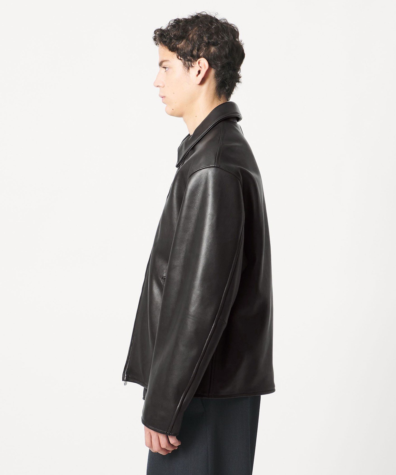 値下げ❗️UNITED ARROWS ライダースジャケット　ラムレザー　38 UNITED ARROWS - United arrowsライダーズジャケットの通販 by