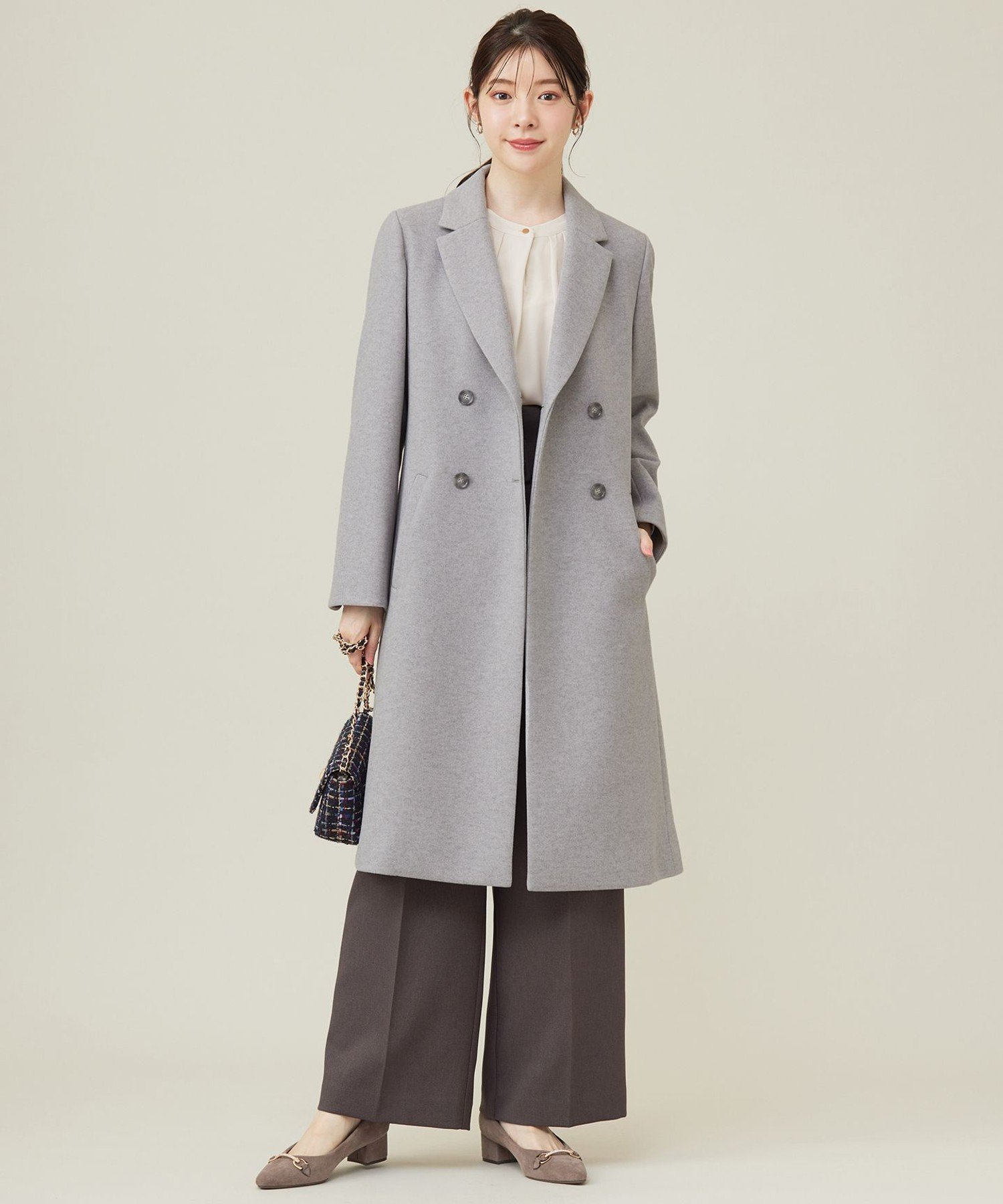 ANY SIS｜ウールライクノーブルチェスター コート | Rakuten Fashion
