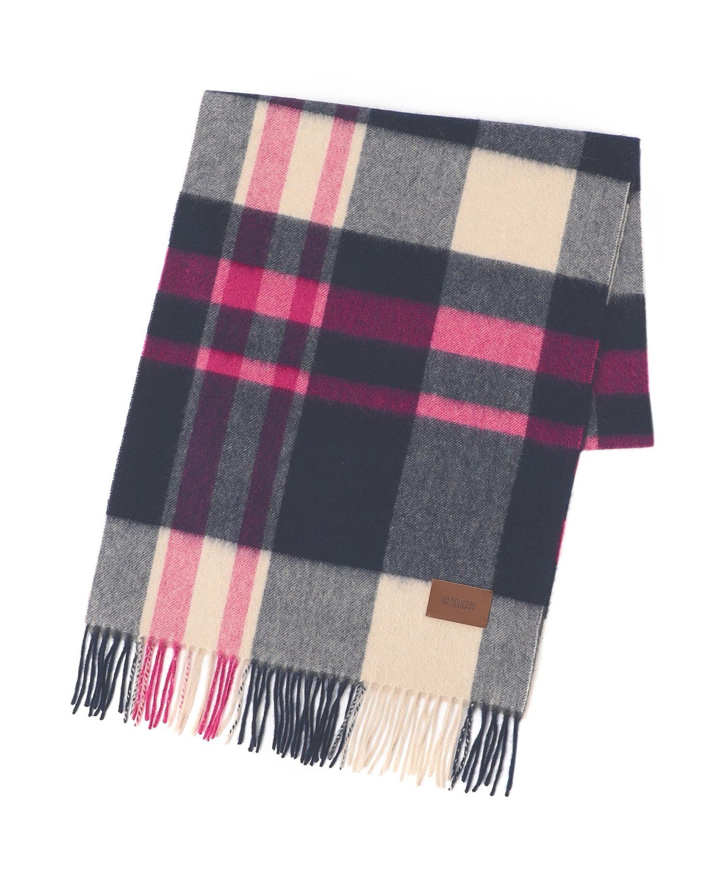 MACKINTOSH PHILOSOPHY｜ウォッシャブルカシミヤブロックマフラー