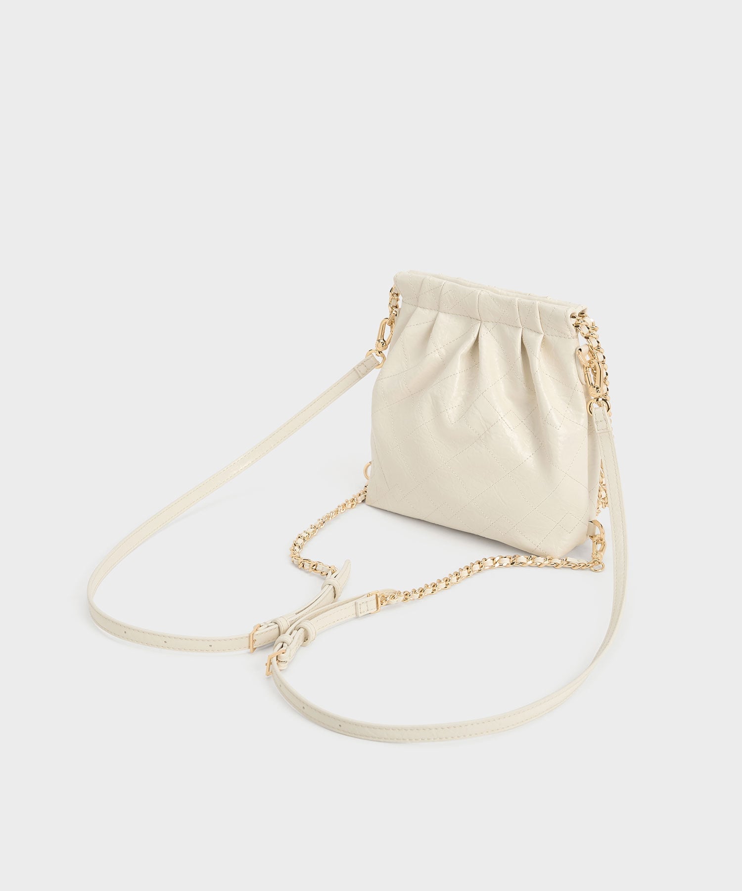 CHARLES & KEITH｜Duo ドゥオ チェーンハンドルツーウェイバックパック