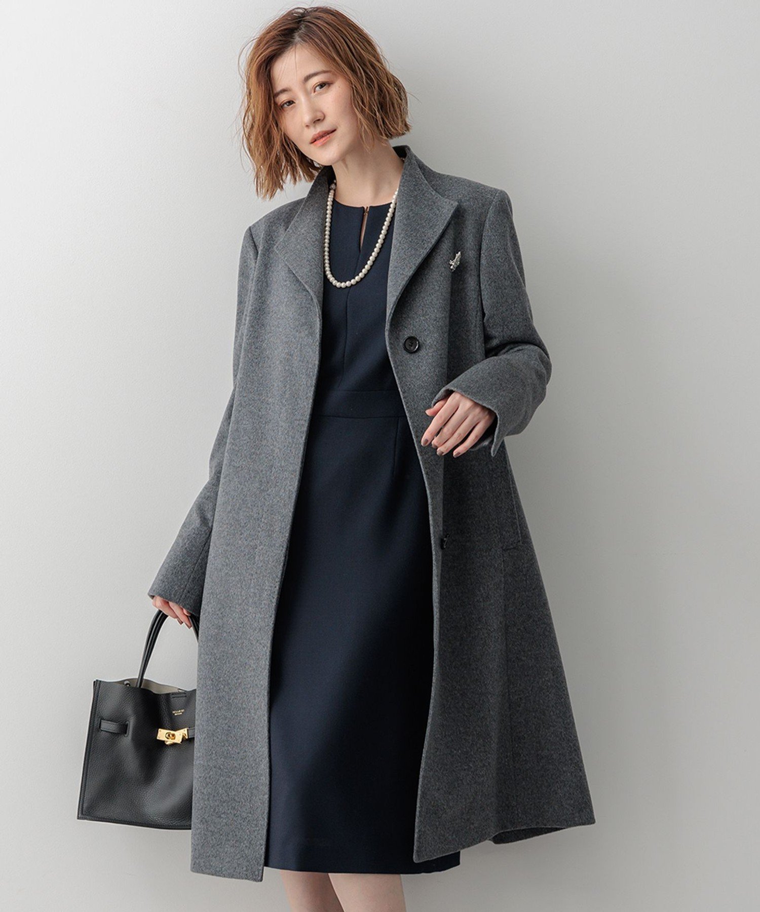 23区｜ウールカシミヤビーバー スタンドカラー コート | Rakuten