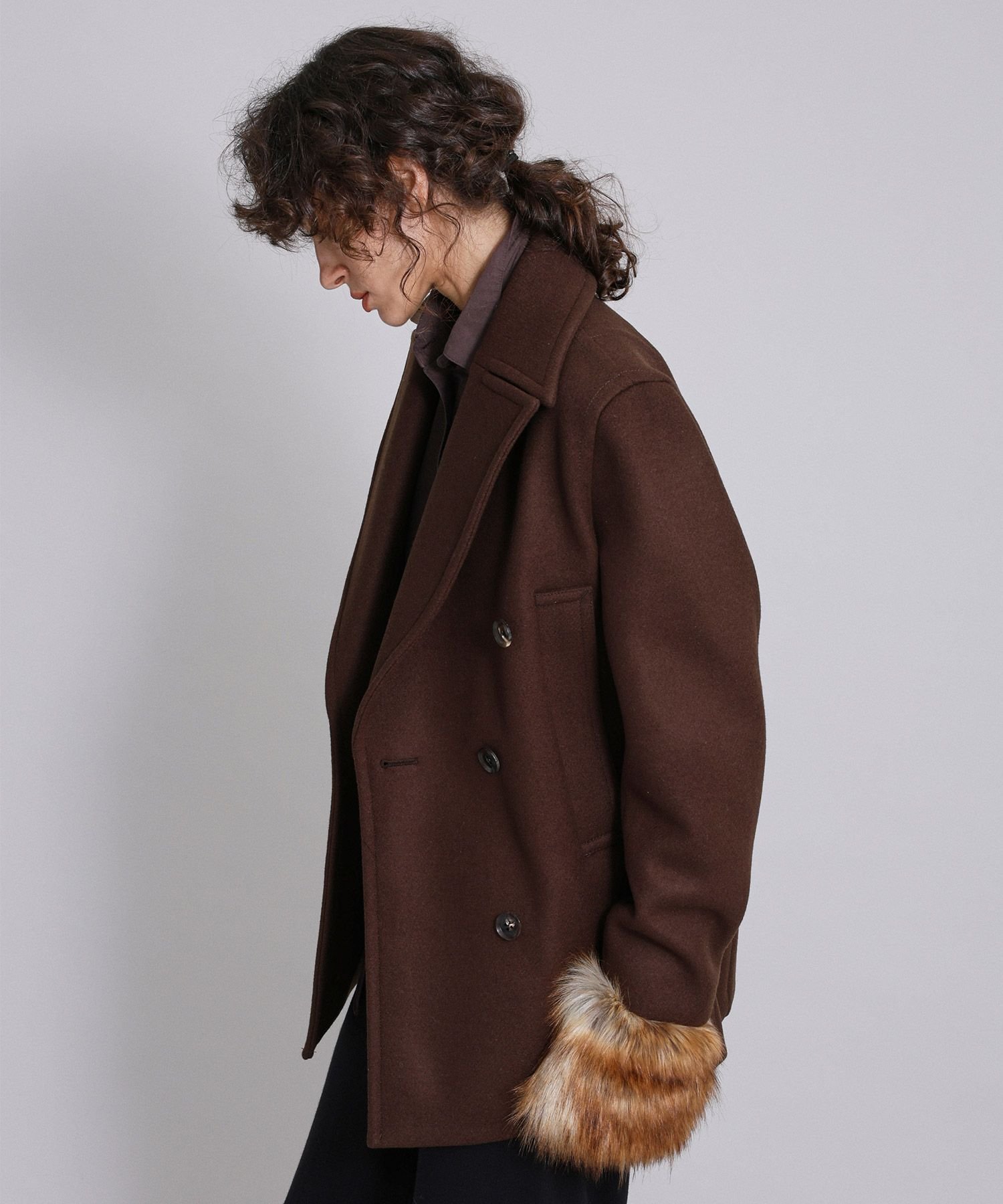 BRILL｜ウールメルトンPコート | Rakuten Fashion(楽天ファッション