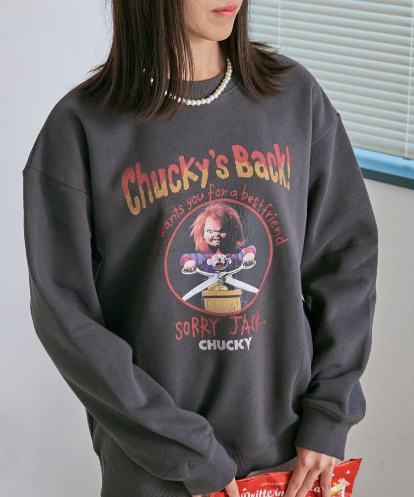 SILVER BULLET｜SB select CHUCKY USED風スウェット トレーナー