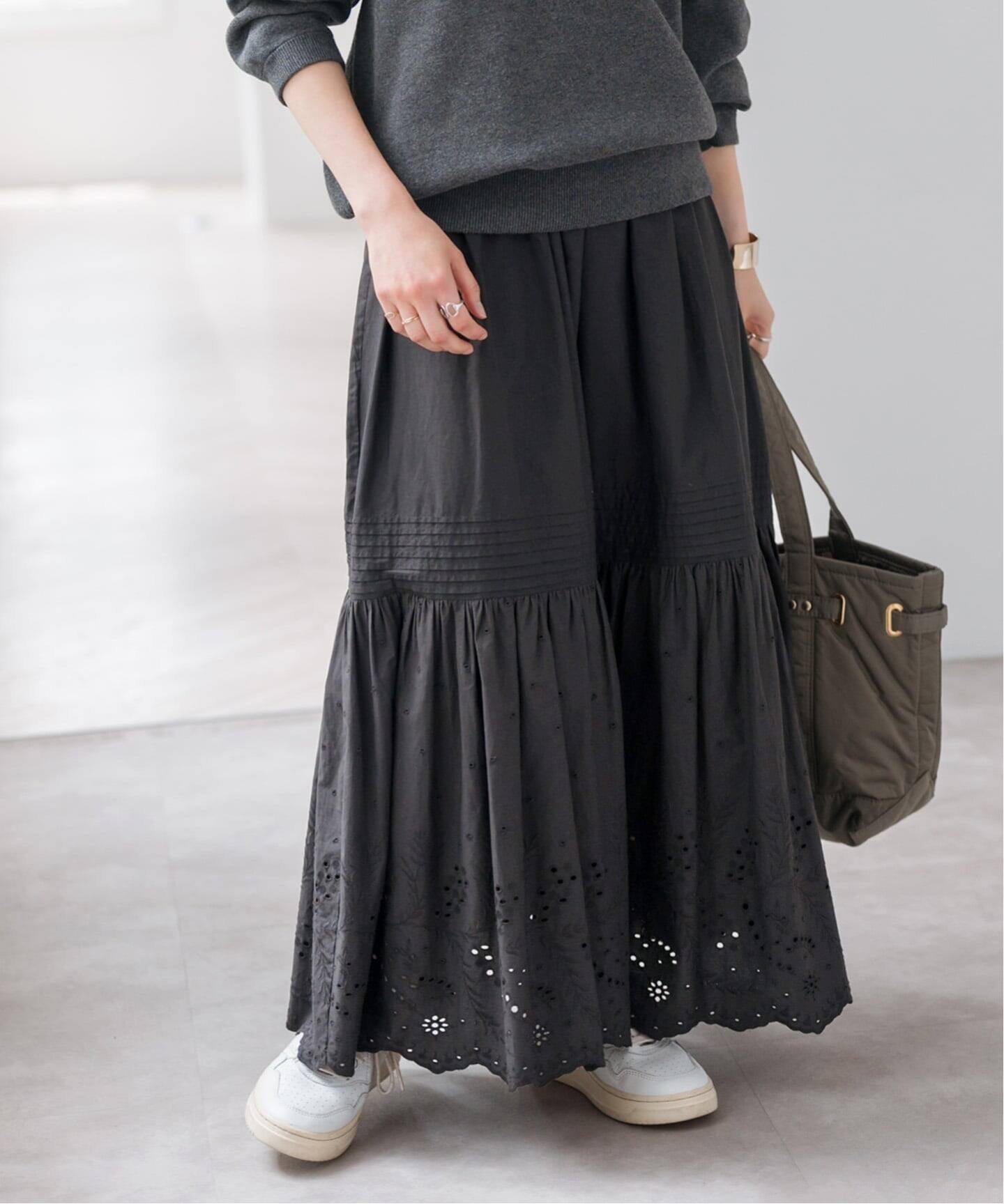 Spick & Span｜《追加》エンブロイダリーレーススカート | Rakuten