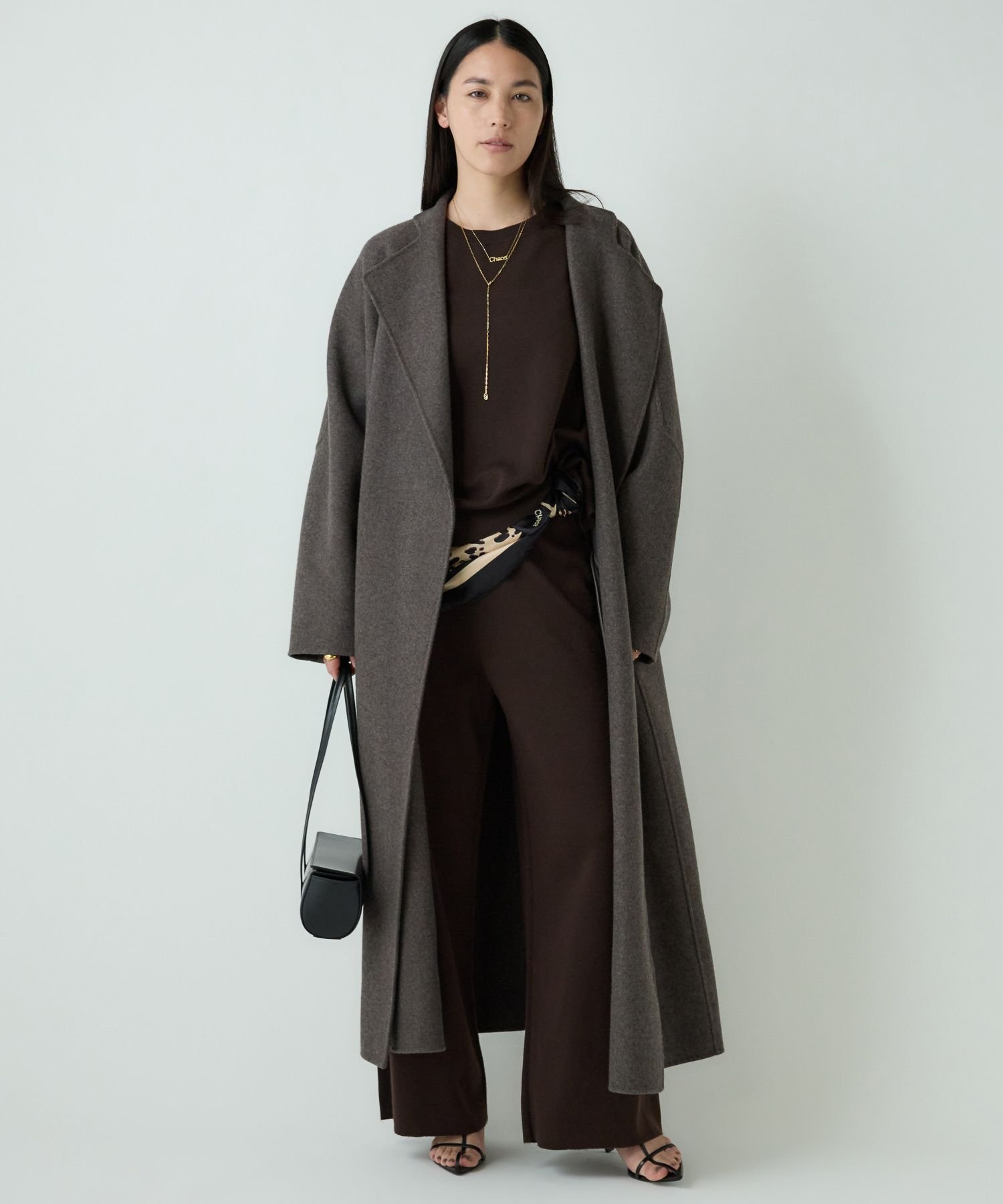 Chaos｜◇大草直子さん着用◇ アールスーペリアノーカラーロングコート