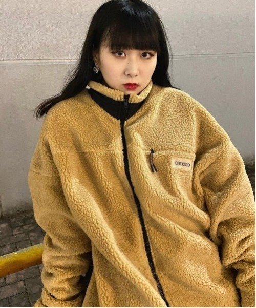 aimoha｜aimoha - select -/(W)ユニセックスボアジャケット | Rakuten