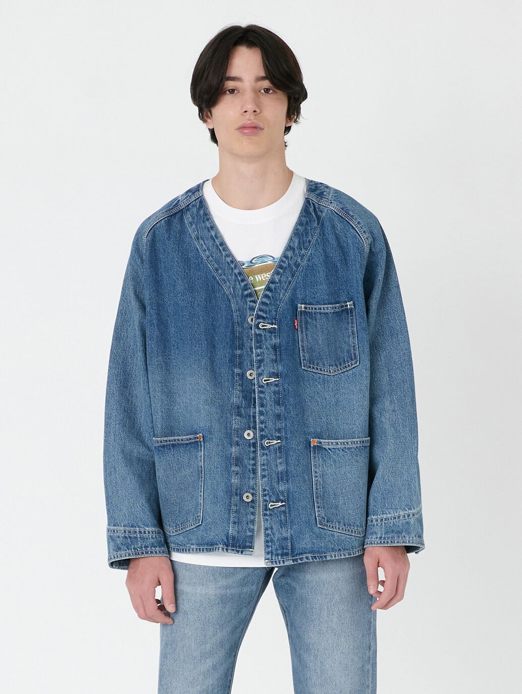 Levi's｜UNION ENGINEER カーディガン ミディアムインディゴ