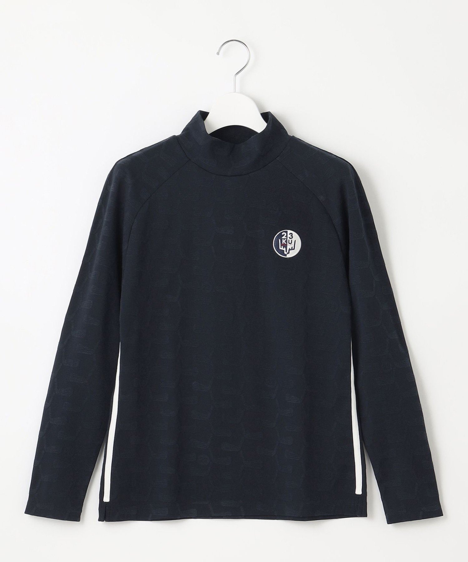 23区GOLF｜【WOMEN】クラブジャガード柄 モックネックシャツ | Rakuten