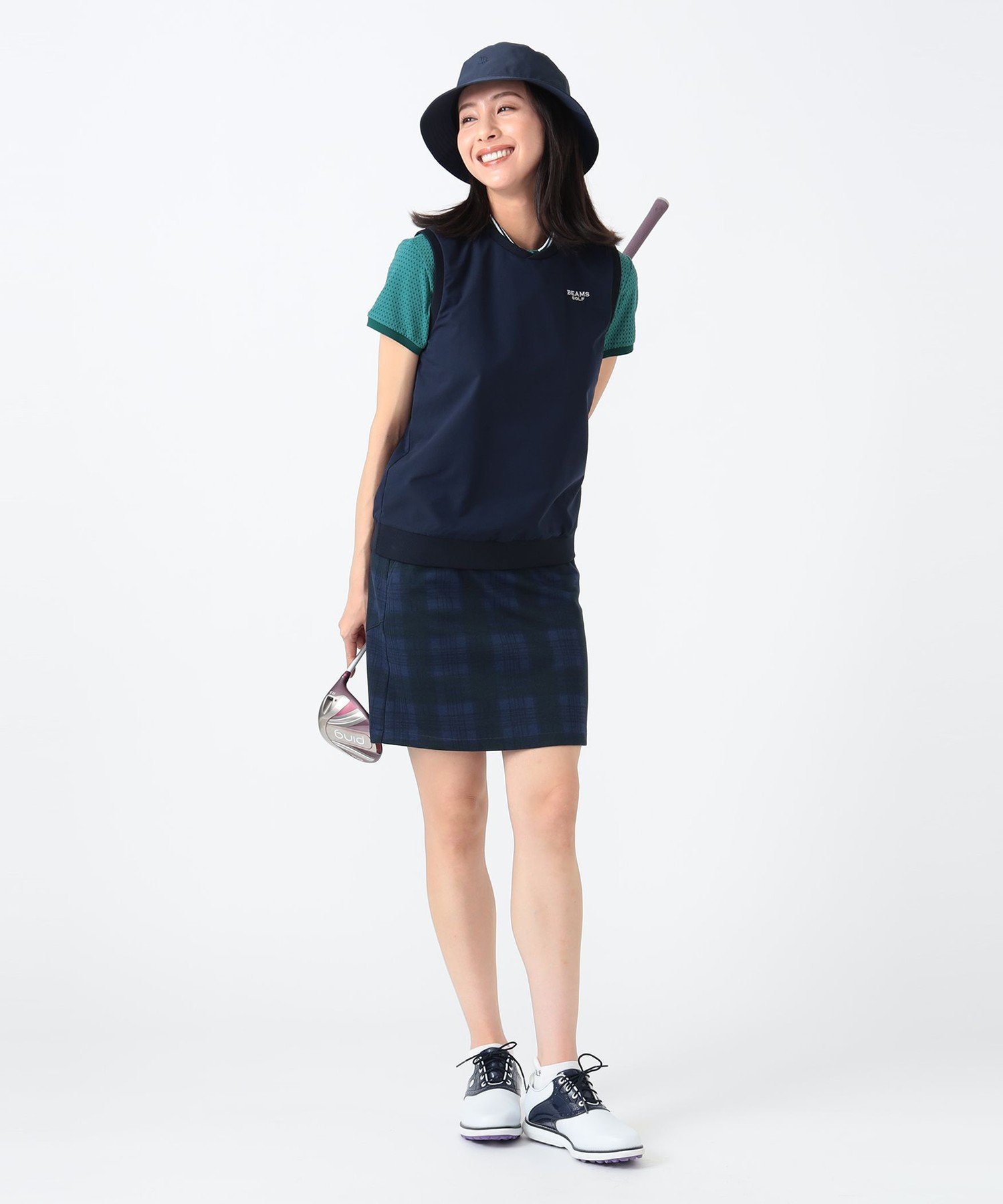 BEAMS OUTLET｜PURPLE LABEL / ストレッチ クロスVネックベスト
