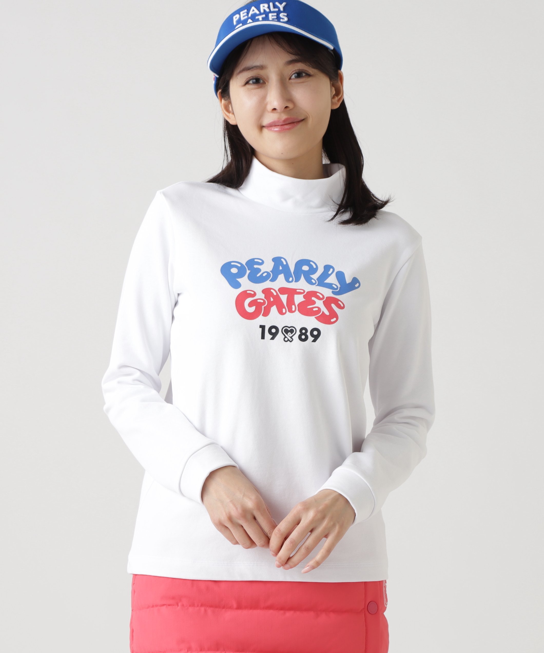 PEARLY GATES｜Cソロナ裏毛長袖ハイネックカットソー | Rakuten