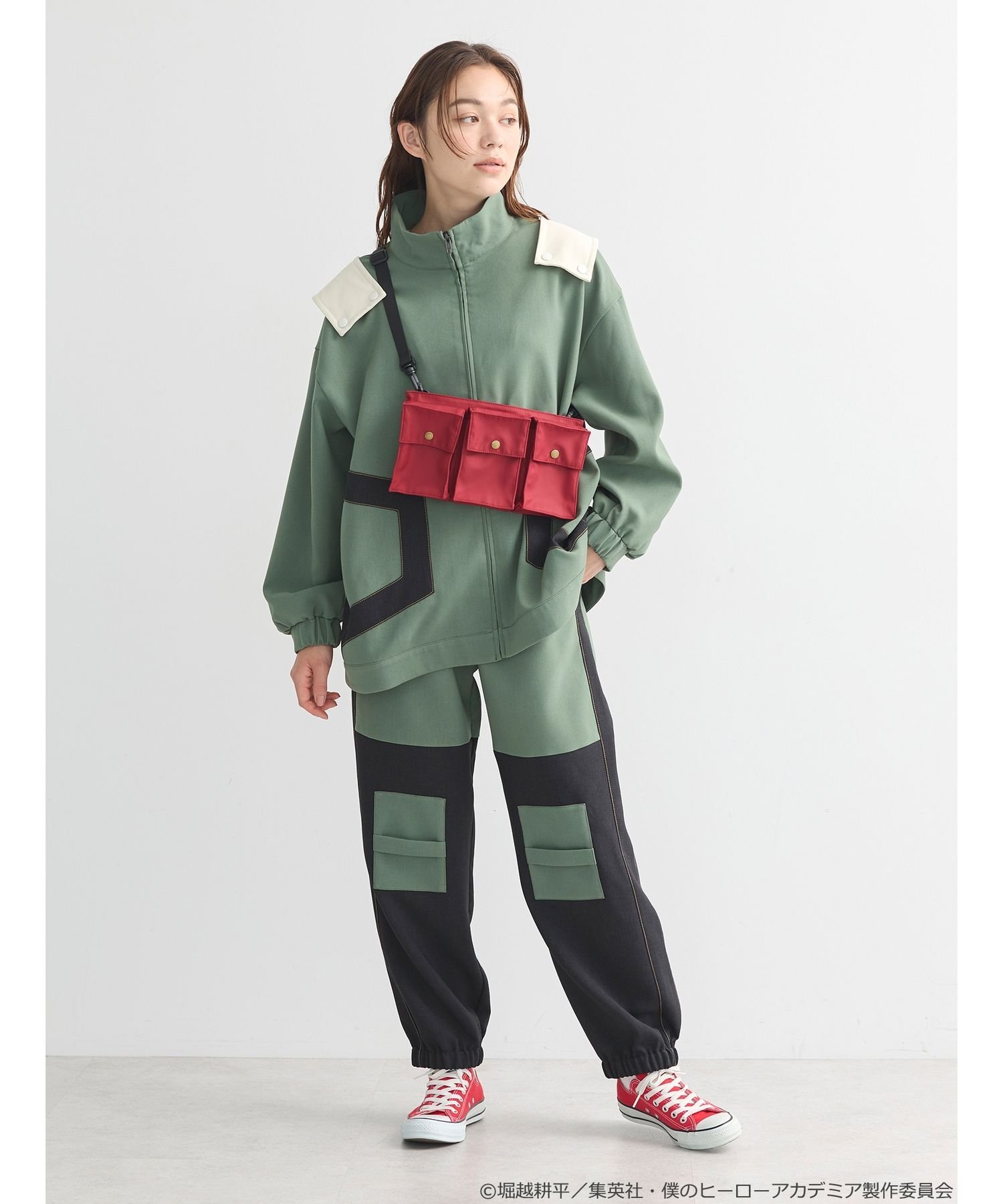 earth music&ecology ヒロアカ 僕のヒーローアカデミア パンツ earth music&ecology｜<僕のヒーローアカデミア>緑谷出久 イメージ