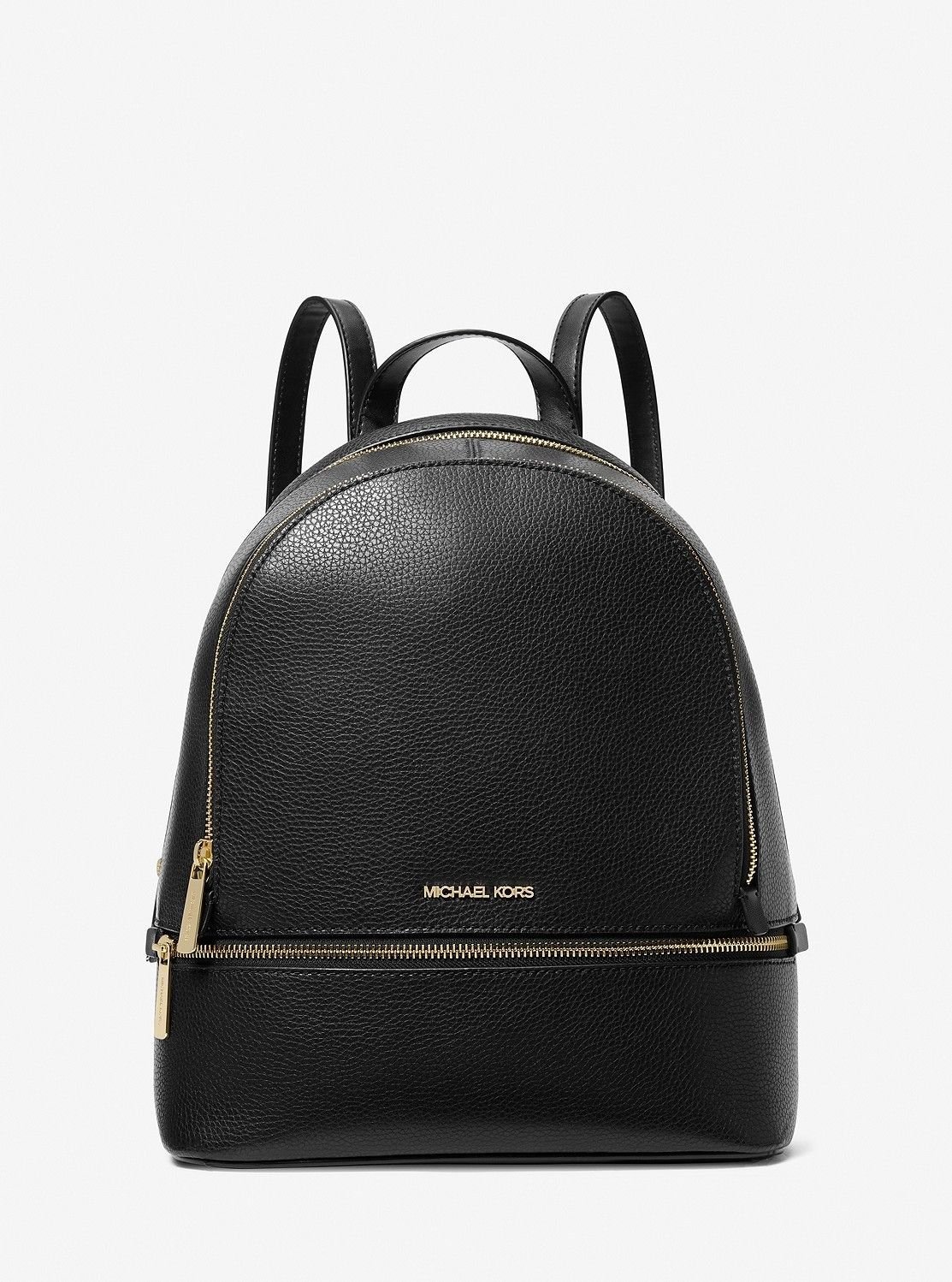 MICHAEL KORS｜RHEA ZIP ぺブル レザー バックパック ミディアム