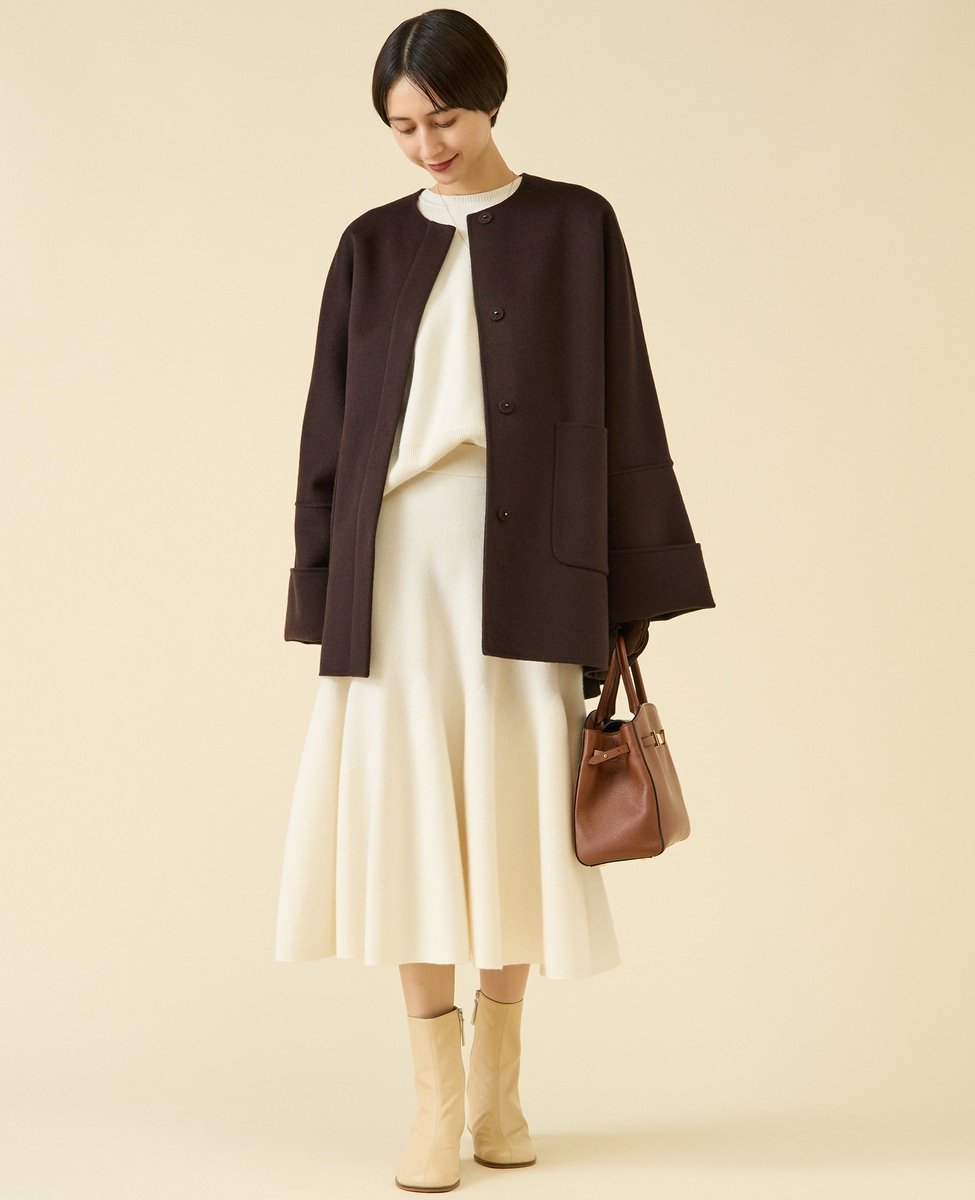 martinique｜ウールリバーノーカラーコート | Rakuten Fashion(楽天