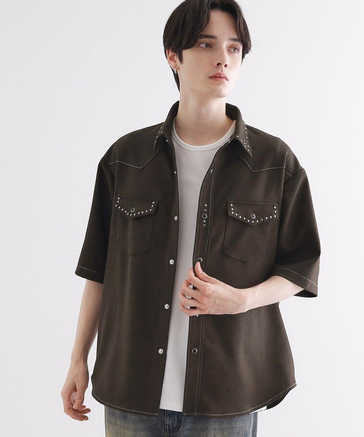 tk.TAKEO KIKUCHI｜ウェスタンスタッズシャツ | Rakuten Fashion(楽天