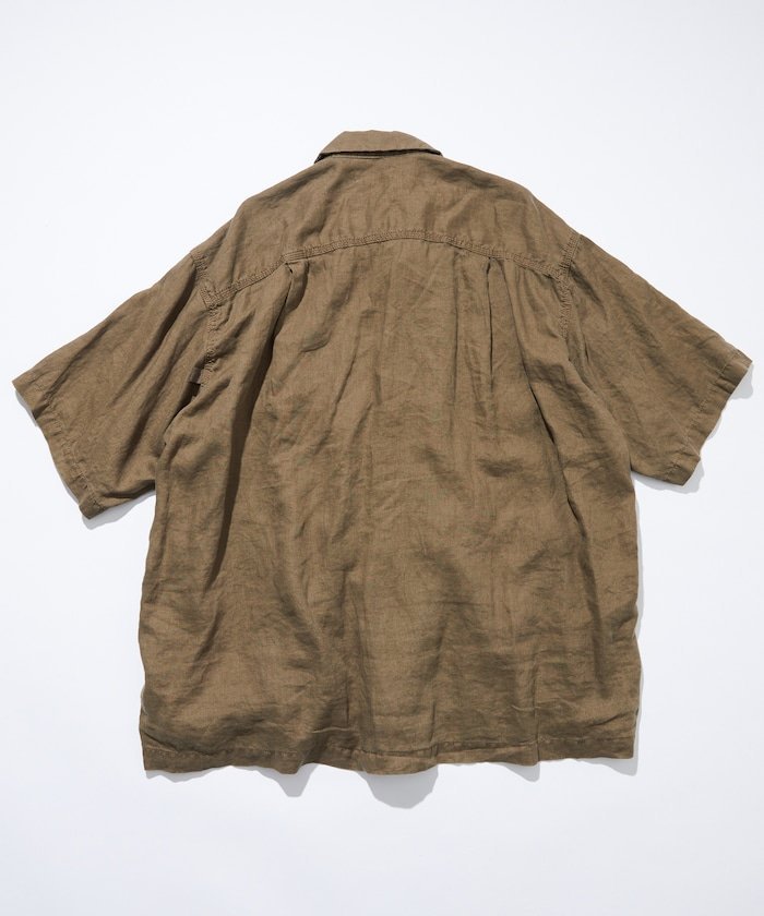 FREAK'S STORE｜Linen Open Collar Shirt | Rakuten Fashion(楽天