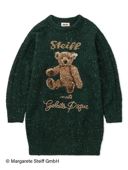 gelato pique｜【Steiff】パウダーネップジャガードワンピース