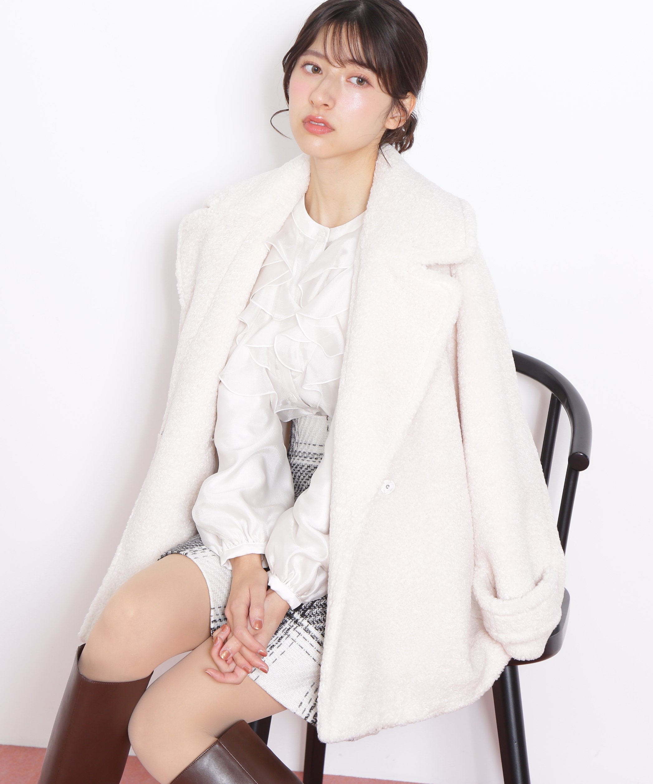 JILL by JILL STUART｜くるくるボアコート | Rakuten Fashion(楽天