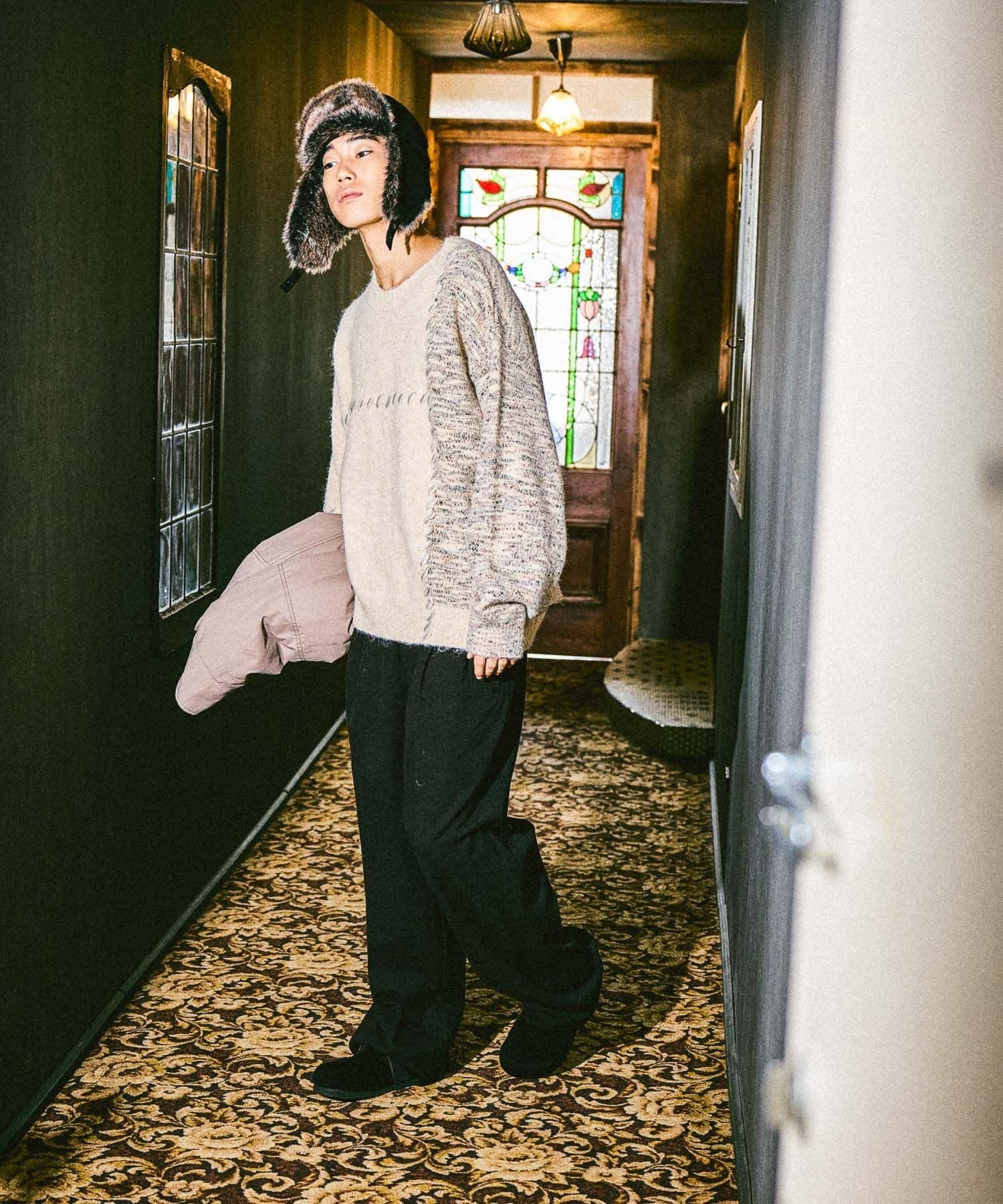 niko and ｜かがりステッチニットプルオーバー | Rakuten Fashion