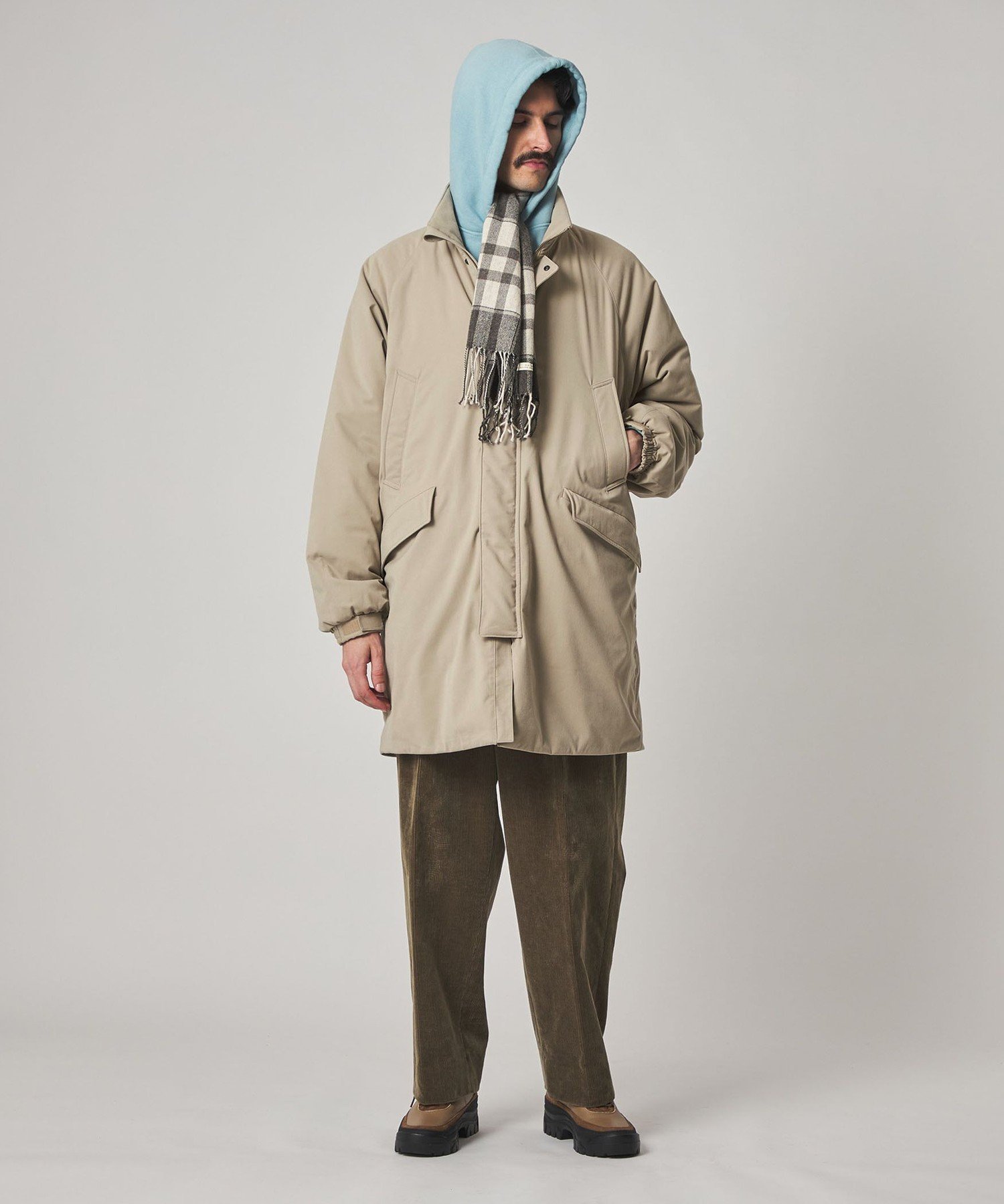 steven alan　パデットスタンドコート　黒 Steven Alan（スティーブンアラン）の「＜Steven Alan＞ パデット