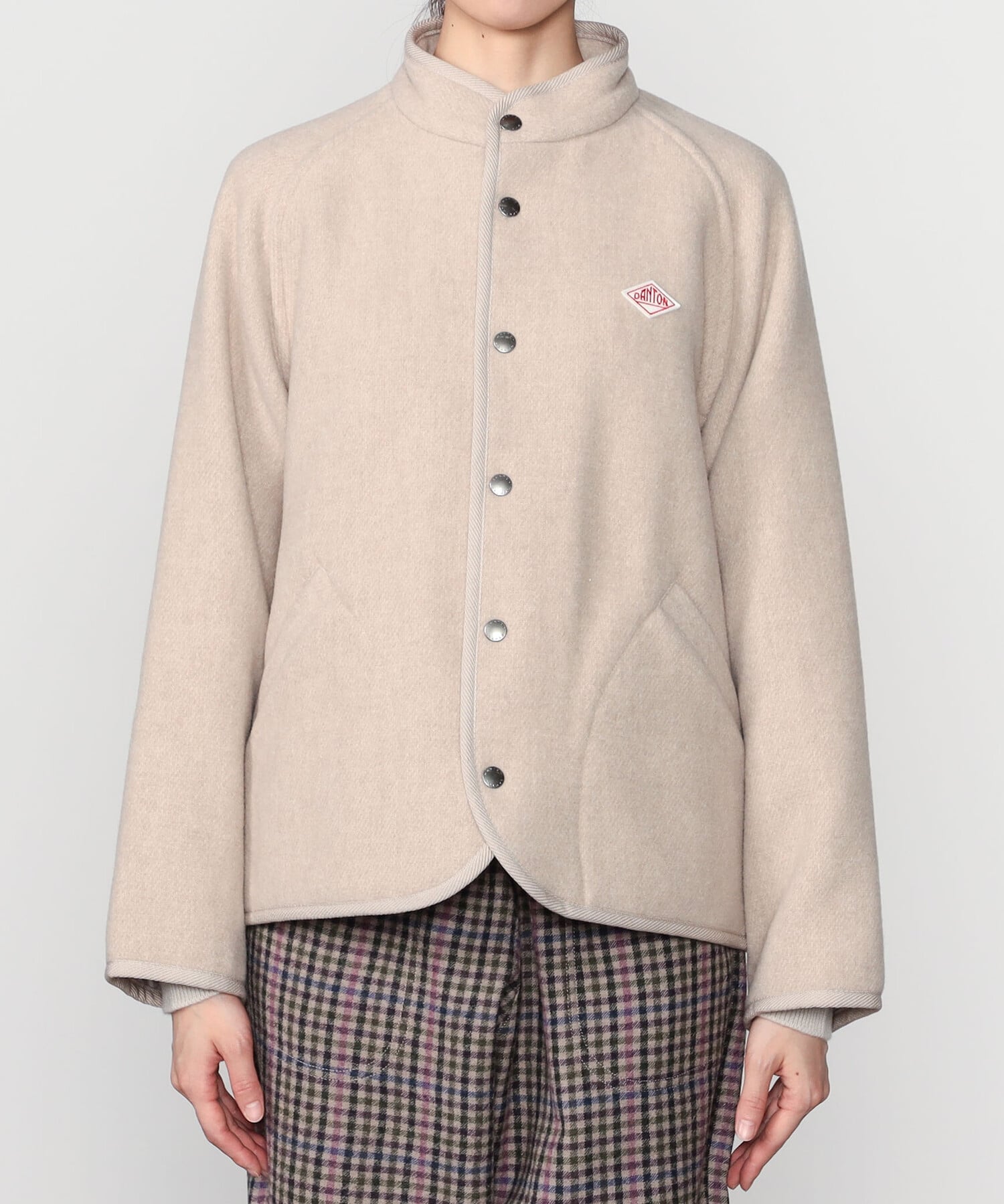 Bshop｜DANTON | ウールライトパイル スタンドカラージャケット WOMEN