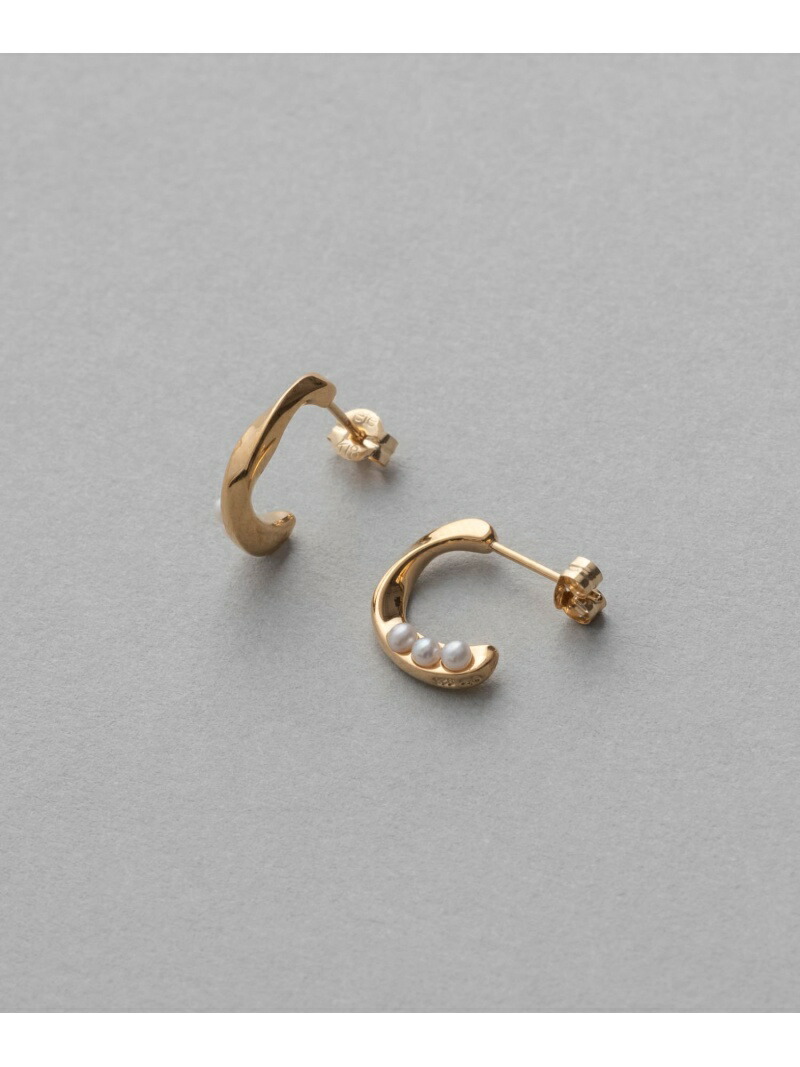 ete｜パール ツイスト フープピアス | Rakuten Fashion(楽天