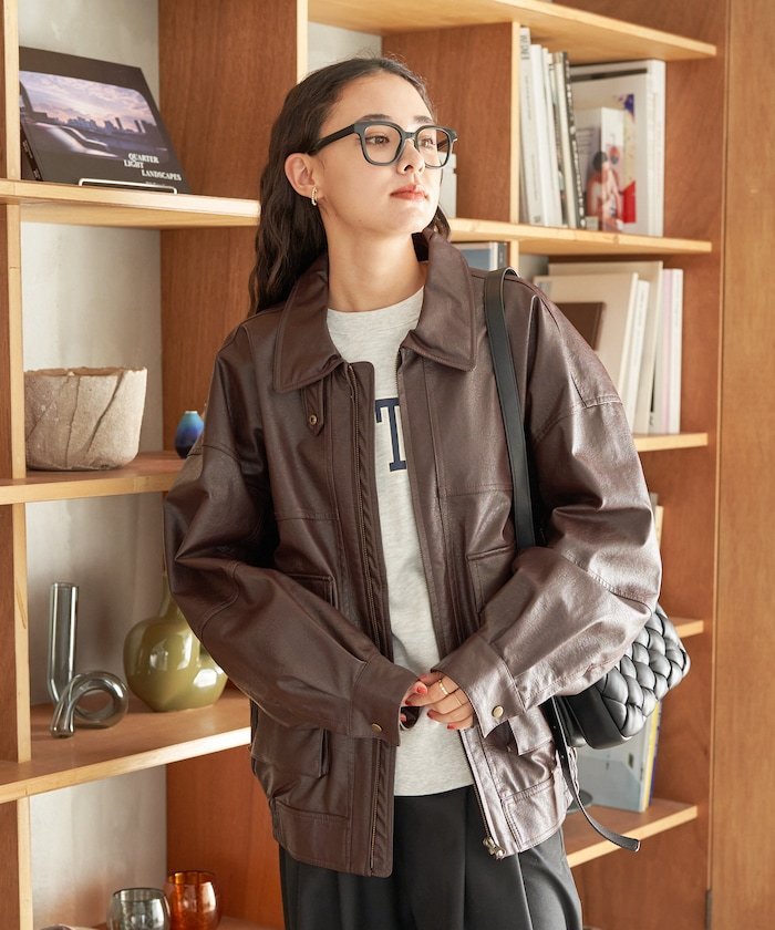 FREAK'S STORE｜フェイクレザーブルゾン 24AW | Rakuten Fashion(楽天