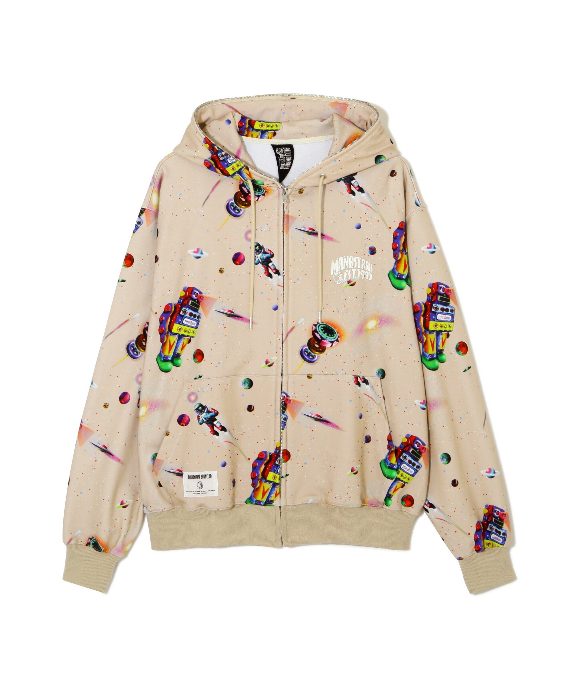 MANASTASH｜*BILLIONAIRE BOYS CLUB/ BBC REAL SPACE ZIP HOODIE