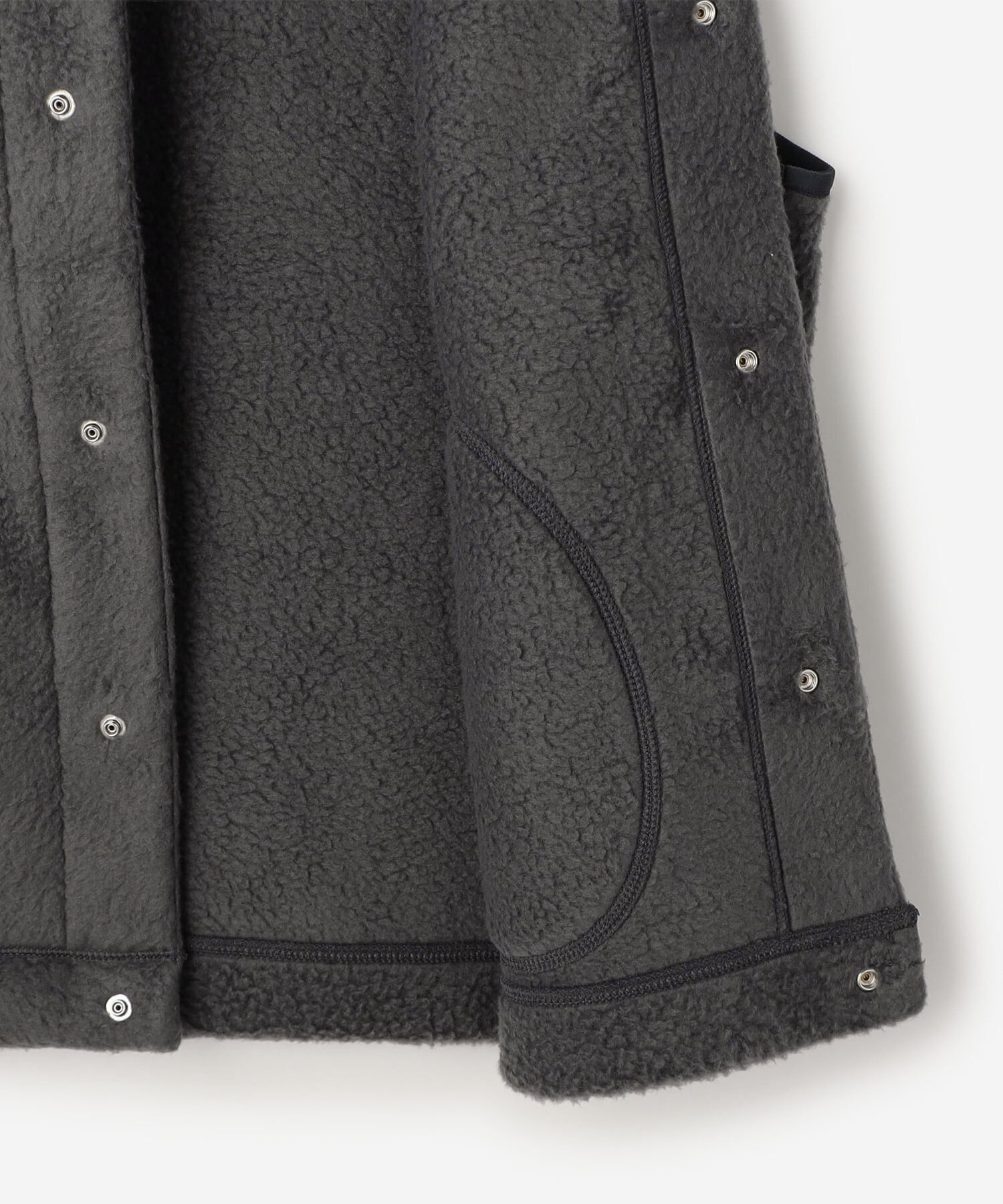 Bshop｜DANTON | ダブルフェイスボア スタンドカラーベスト MEN