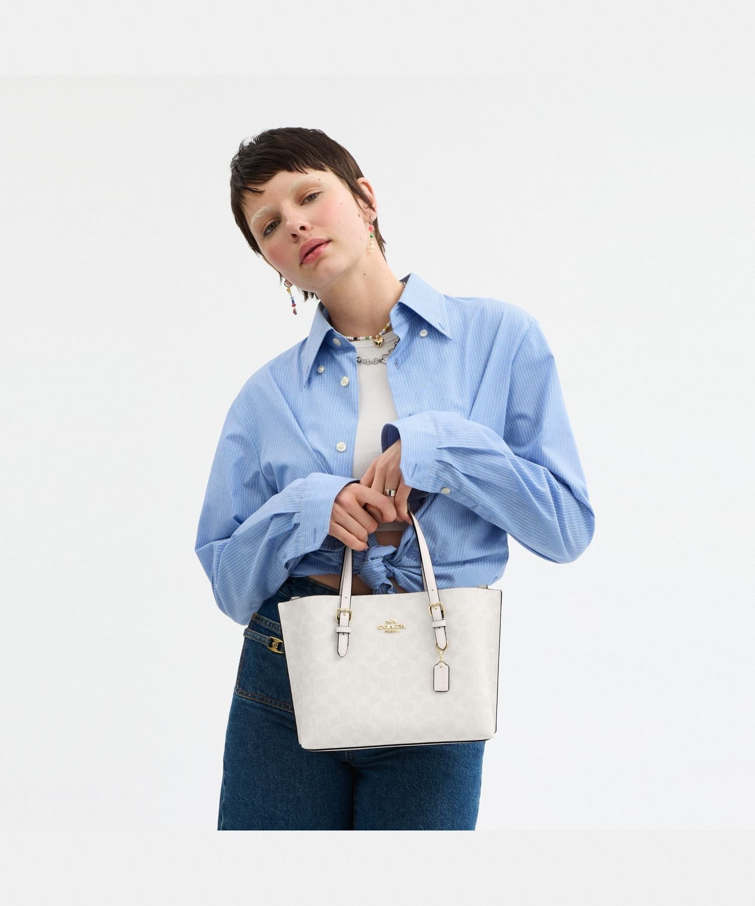 COACH OUTLET｜【公式】モリー トート バッグ 25・シグネチャー