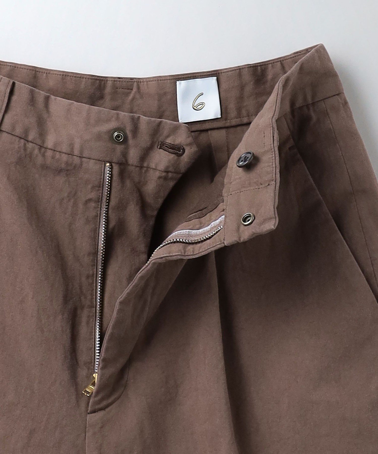 ＜6(ROKU)＞コットンチノワイドパンツ UNITED ARROWS LTD. OUTLET｜<6(ROKU)>コットン チノ ワイド パンツ