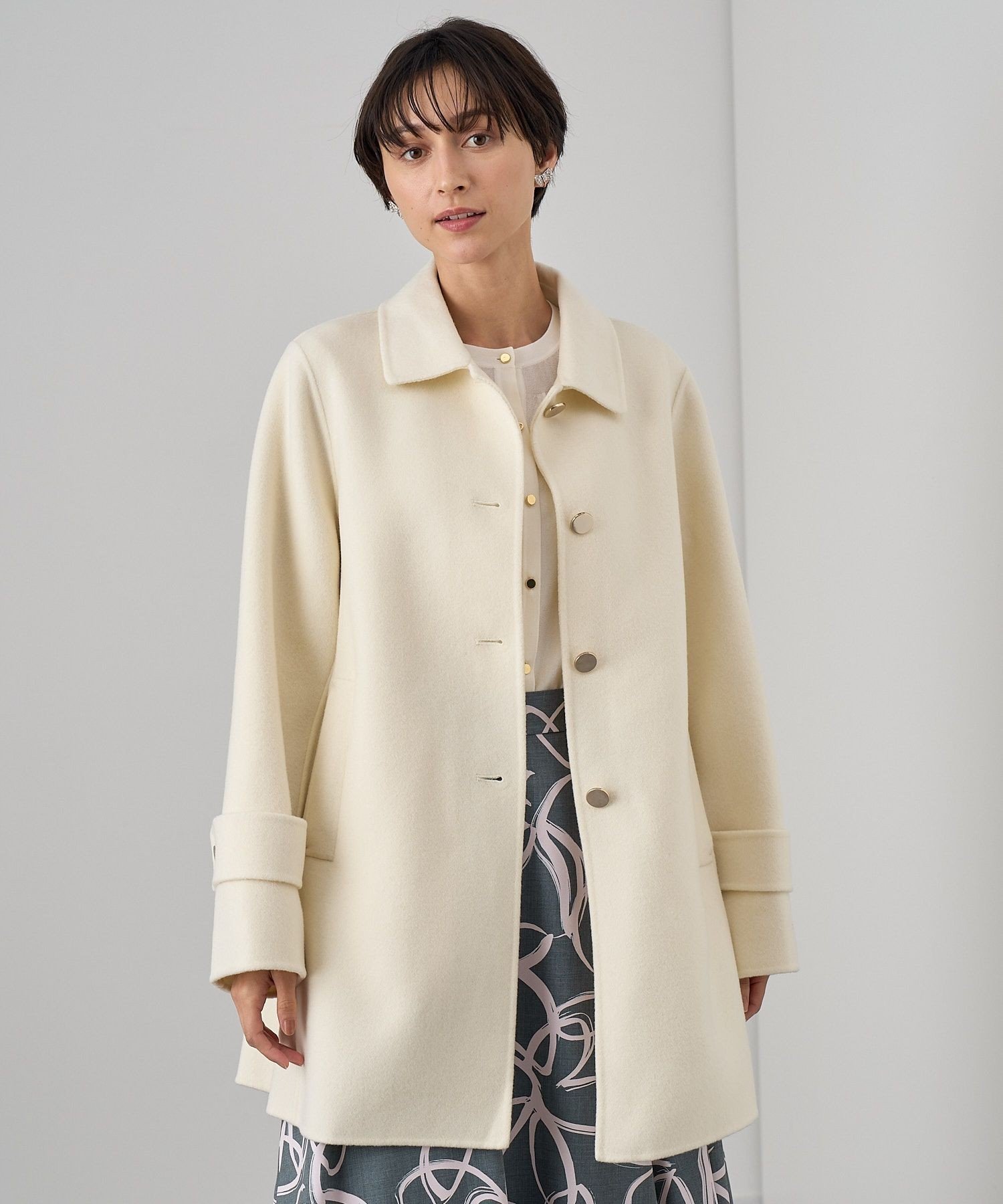 ANAYI｜シャルムリバーステンカラーコート | Rakuten Fashion(楽天