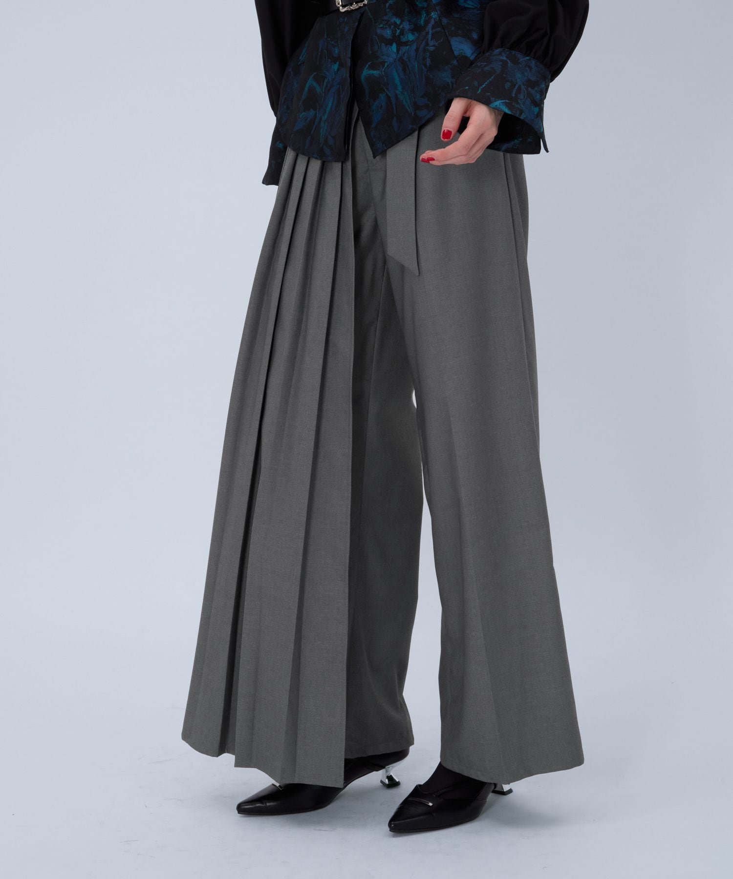 HARE｜ラップデザインプリーツパンツ | Rakuten Fashion(楽天