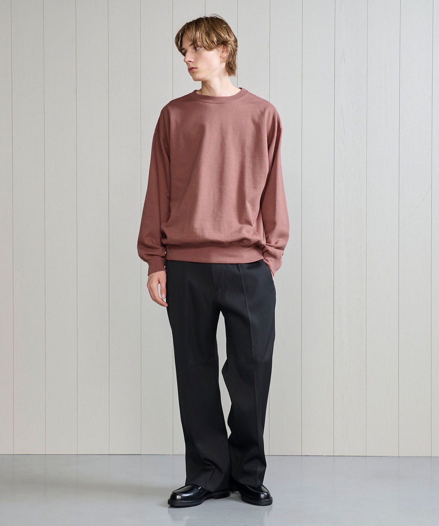 H BEAUTY&YOUTH クラシック スウェットクルーネック　Lサイズ H＞クラシック スウェットクルーネック