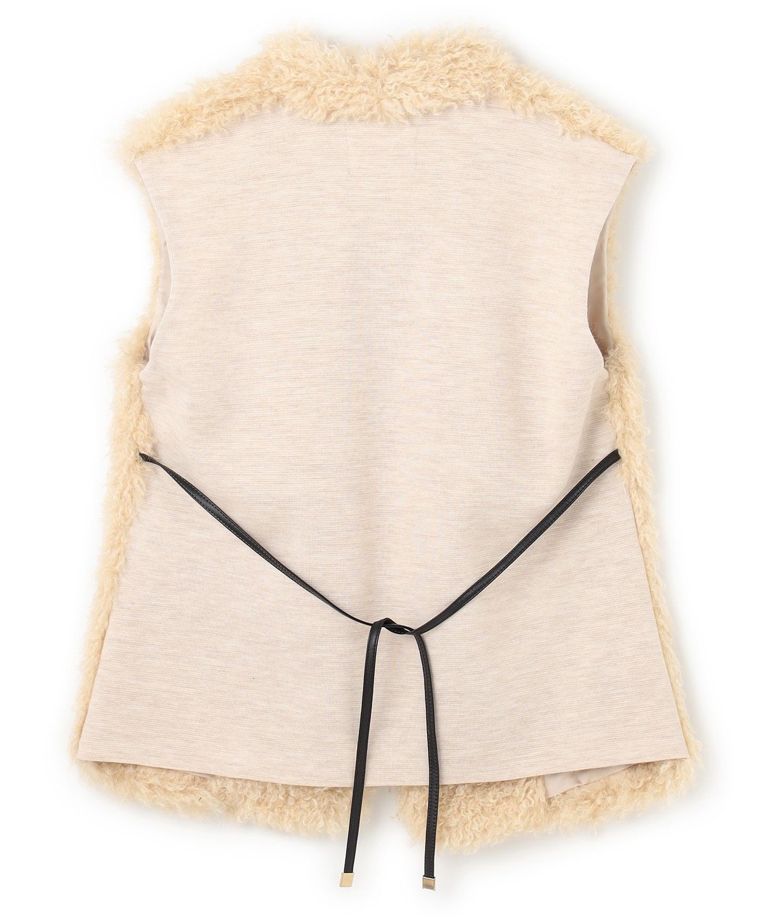 BEIGE,｜PUY / フェイクファーベスト | Rakuten Fashion(楽天
